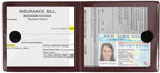 Car Registration and Insurance Card Holder, Vehicle Glove Box Car Organizer, Interior Car Accessories for Documents, Cards, License - 2 Pack