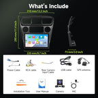 8Core 6G+128G Radio for Honda Accord 6th 1998-2003 Adroid 15 Car Stereo,Wireless Carplay Android Auto,9inch 1280x720P IPS Touch Screen,5.0Bluetooth,AHD IP69K Backup Camera,Mirror Link RCA SWC FM/RDS