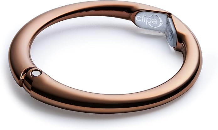Bag Hanger Collection, The Ring that Opens into a Hook, Auto Closes | Holds 15 kg, Needs only 10mm to Hang a Hand Bag, Easy to Use with One Hand, The Instant Bag Hanger, 3 yr Warranty