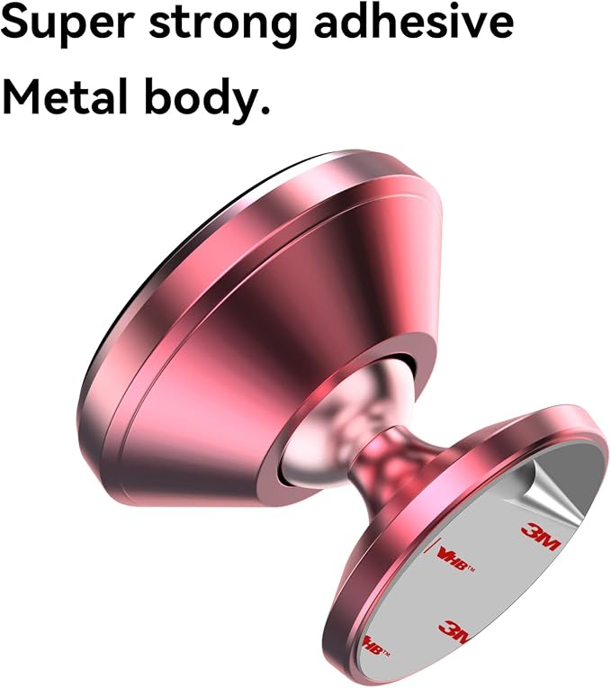 【2 Packs Magnetic Phone Holder for Car【Strong Magnet】 Phone Holders for Your Car Phone Holder Mount【4 Metal Plate】 Universal Car Accessories for Women Men for iPhone Samsung Speakerphones