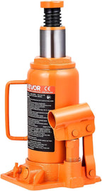 Hydraulic Bottle Jack, 12 Ton/24000 lbs All Welded Car Hydraulic Jack, Features 7.5-14 in Lifting Range & 3-Section Long Handle, for Pickup Truck, Truck, RV, Auto Repair Industrial Engineering