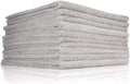 Edgeless 300 - Microfiber Detailing Towels, Perfect for Removing Polishes, Sealants, and Glaze; Great for Interior Cleaning and Dirty Jobs; 300GSM, 16in x 16in, Ice Grey (10-Pack)