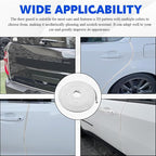 16.4Ft(5M) Car Door Edge Guards, Car Door Protector, U Shape Edge Trim Rubber Anti-Collision Seal Protector, No Glue Required Auto Entry Guard Seal Strips Fit for Trucks SUVs Sedans (White)