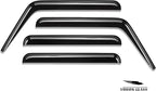 Voron Glass Tape-on Extra Durable Rain Guards for Jeep Wrangler 2007-2018, Window Deflectors, Vent Window Visors, 4 Pieces - 120040