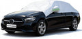 Half Car Cover for Windshield Ice & Snow - Windshield Snow Cover with Hail Protector, All-Weather Car Cover Fit for Cars & SUVs with Reflective Straps (Sedan)