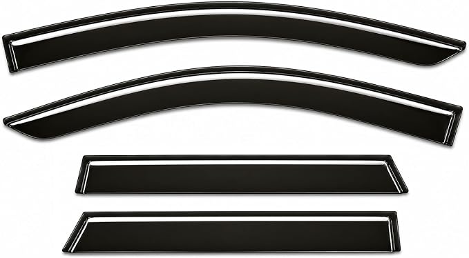 2022-2026 Tape-on Rain Guards for Hyundai Tucson Side Window Deflector Visors SE SEL N-Line XRT Limited Hybrid Durable Tinted Vent Shade 2023 2024 2025