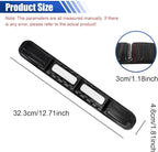 YoRise 2PCS Car Bumper Guard Strip, Anti-Collision Anti-Scratch Car Bumper Protector Trim with Reflective Patch, Foldable Door Edge Guard for Most Cars (White)