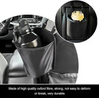 Yourkar Car Seat Side Large Cup Holder Expander Adapter Bag, Auto Seat Storage Hanging Bag for Water Bottle Cup and Drink, Multifunctional Auto Interior Organizer with Waterproof Liner