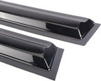 Black Outside Mount Window Rain Guards Compatible with 2019-2023 KIA Forte,Original,Durable Window Visor Deflectors