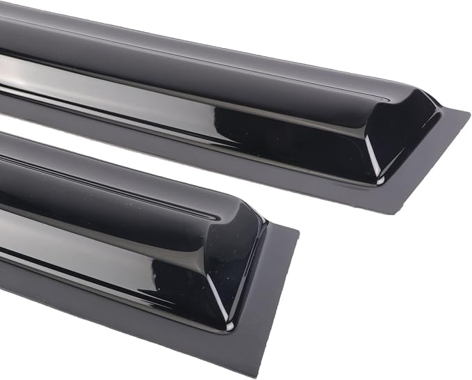 Black Outside Mount Window Rain Guards Compatible with 2019-2023 KIA Forte,Original,Durable Window Visor Deflectors