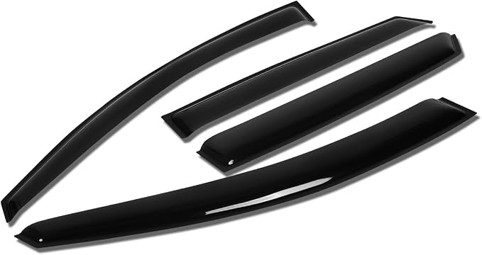 Rain Guards Tape-On Compatible with 2010-2015 Tucson ix35 4pcs Window Visor Deflector
