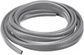 U Channel Edge Trim, 13.1ft Length Rubber Guard Seal Strip Edge Protector Fit for 1-2.5mm Edge, (15/64" W x 25/64" H) Gray