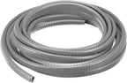 U Channel Edge Trim, 13.1ft Length Rubber Guard Seal Strip Edge Protector Fit for 1-2.5mm Edge, (15/64" W x 25/64" H) Gray