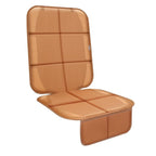 Car Seat Protector for Child Car Seat, Durable 600D Fabric Waterproof Car Seat Cover with Thick Pad Non-Slip Backing，No Imprints (Tan-1 pc)