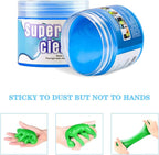 Cleaning Gel for Car, Universal Vehicle Interior Detailing Cleaning Putty Gel, Detail Cleaner Tools for Keyboard Vent PC Laptop Camera, Automotive Duster Remover Cleaner Accessories (Blue)