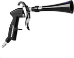 Tornado Dry Cleaning Gun with Brass Adjustable Air Flow Nozzle,Air Blower Gun Quickly Blasts Dirt and Dust from Surface Works with Air Compressor Black