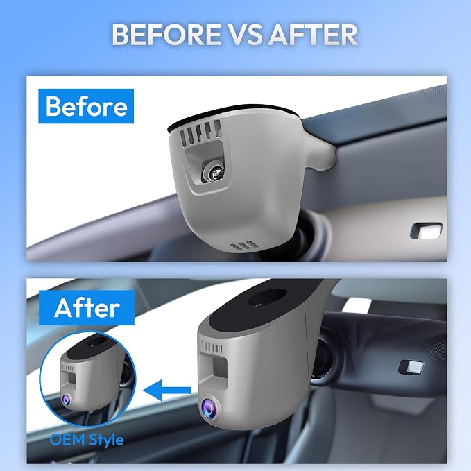 Single Channel 4K Dash Cam for Audi A6 2025(with ADAS), 55 TFSI Quattro Remium, Avant, Hybrid, Sportback,OEM-Style,Loop Recording,Easy Installation,WiFi & App,64G Card