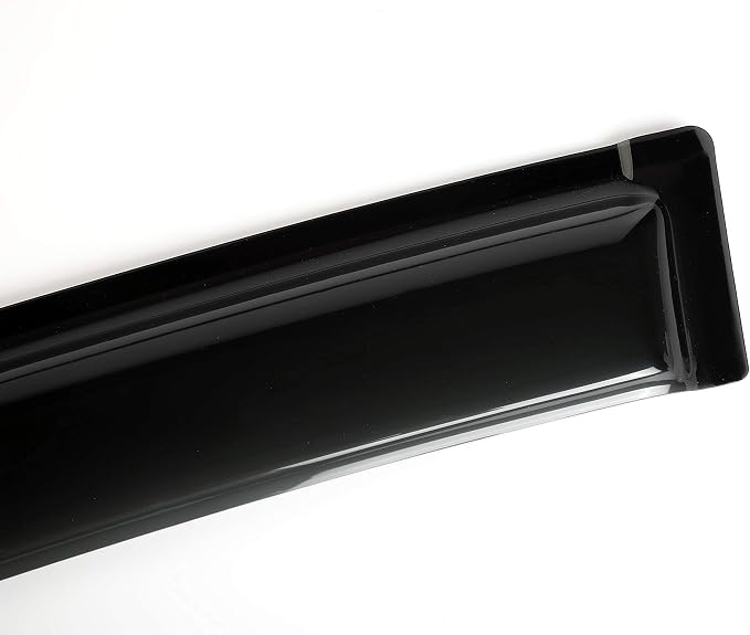 Original Side Window Deflector Visor Rain Guard fit for 2008-2012 Honda Accord Sedan,4pcs Outside Mount Tape-on Shatterproof Dark Smoke Window Shades 94960