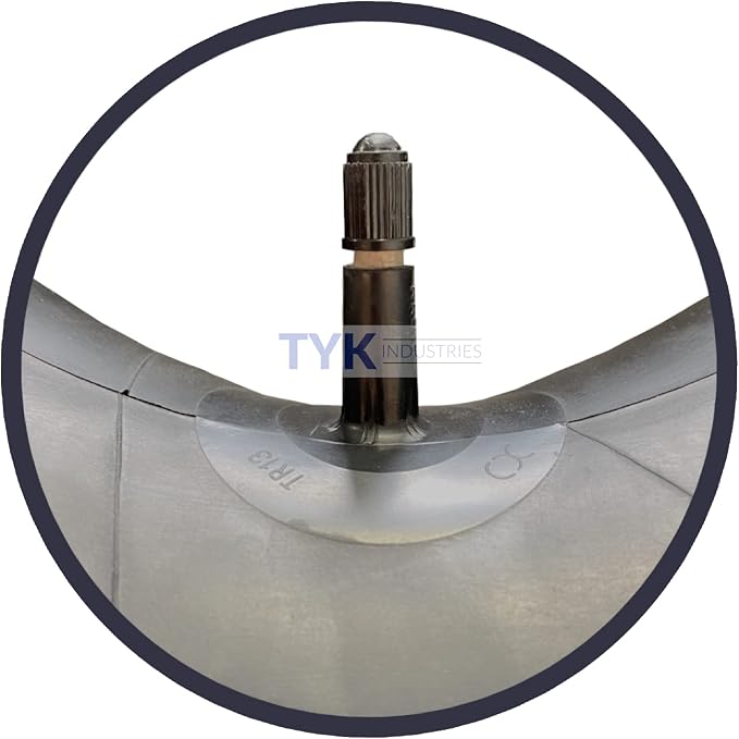 Four KR14/15 Passenger Car Tire Inner Tube with TR13 Short Rubber Valve Stems for 205/75R15, 215/75R15, 215/70R15 and 225/70R15 Tires