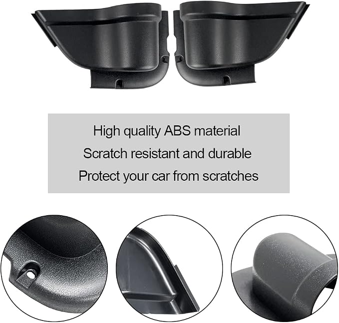 Front Door Side Insert Storage Pockets Box Compatible For Jeep Wrangler JK JKU 2/4 Door 2011-2018
