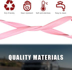 Car Rear View Mirror Protector Frame, Silicone Auto Rearview Edge Protection Cover Compatible with Model 3 Model Y, Interior Rear View Trim Frame Decoration, Car Accessories (Pink)