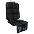 Car Seat Protector for Child Car Seat, Durable 600D Fabric Waterproof Car Seat Cover with Thick Pad Non-Slip Backing，No Imprints (Thicker Black-1pc)