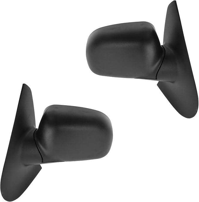 2 Piece Driver and Passenger Side Mirror Assembly Set Manual Adjustment Non-Heated No Memory Textured Compatible with 2001-2005 Ford Explorer Sport Trac FO1320240 FO1321240