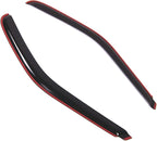 WD2-534i Dark Smoke 2 Pcs Set Window Visor (in-Channel) Deflector Rain Guard Compatible with 1997-2003 Ford F-150 Regular Cab