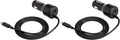 30W Fast Car Charger, 1 USB-C (18W) Cable with PD, 1 USB-A (12W) Port, Apple MFi Certified, for Phones (iPhone 16/15/14/13/12/11/X, Samsung, and More), Black (Pack of 2)
