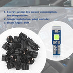 20PCS Car LED Dash Lights - Super Bright Instrument Cluster Light Bulbs with T5 37 74 LED Bulbs & Twist Lock Socket - Universal 12V L-ED Lights for Car Interior Accessories (Green)