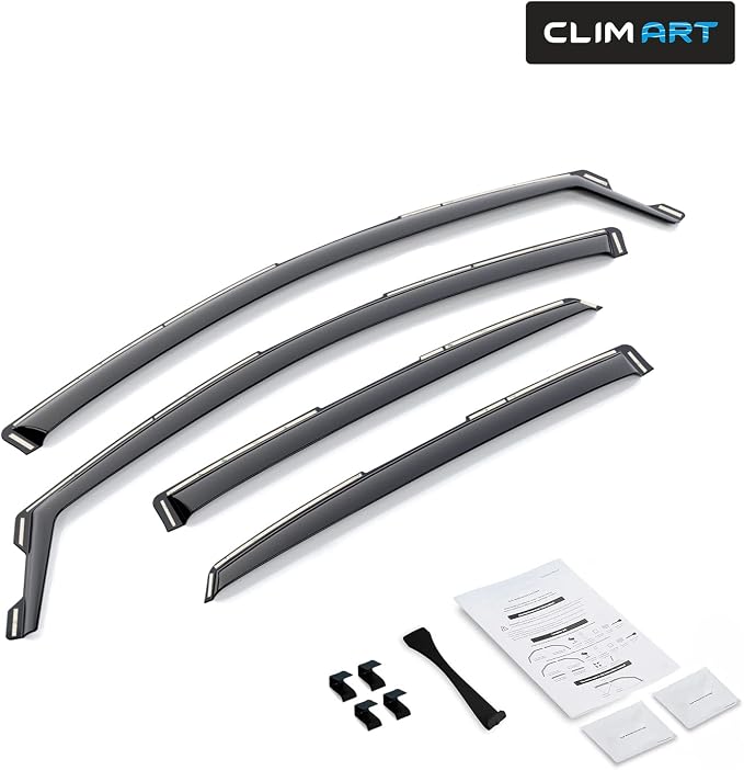 in-Channel Incredibly Durable Rain Guards for Nissan Sentra 2013-2019, Original Window Deflectors, Vent Window Visors, Vent Deflector, 4 pcs. - 613255