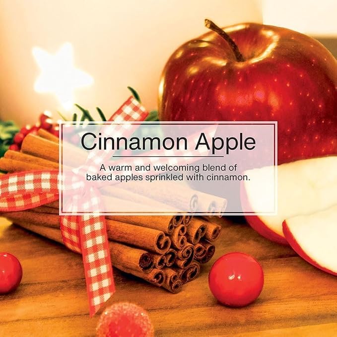 Car Air Freshener | Hanging Paper Tree for Home or Car | Cinnamon Apple | 10 Pack