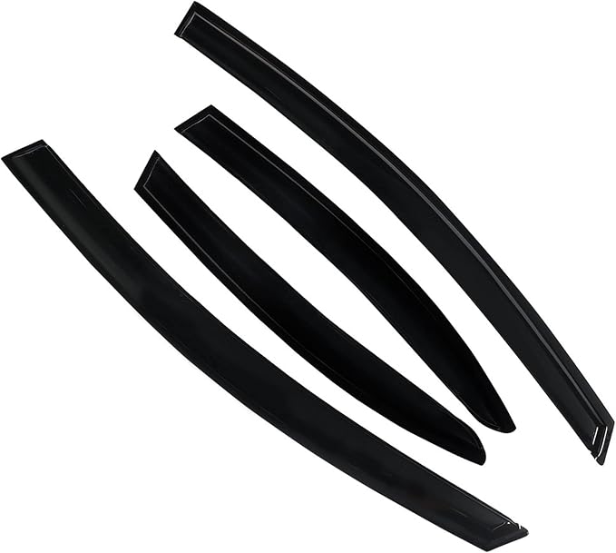 Window Visors Shade Sun Rain Wind Guards Deflectors Cover Acrylic Outside Replacement for Civic Sedan 2006-2011