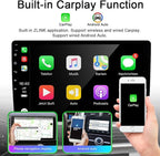 4+64GB for Toyota Yaris Radio 2008 2009 2010 2011Wireless Carplay Android Auto with 9" IPS Touchscreen GPS Navigation for Car Stereo Head Unit Built-in DSP with Free Backup Camera