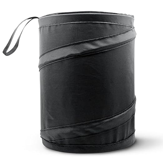 1 Pack, 1 Gallon Car Trash Can | Waterproof Collapsible Pop-Up Car Bin (1 Pack, 1 gal)