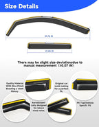 in-Channel Window Visors Rain Guards Fit for Toyota 4Runner 2025 2026, Visors Vent Visors Window Deflector, Vent Shades Car Accessories,Weather Protection -4 pcs