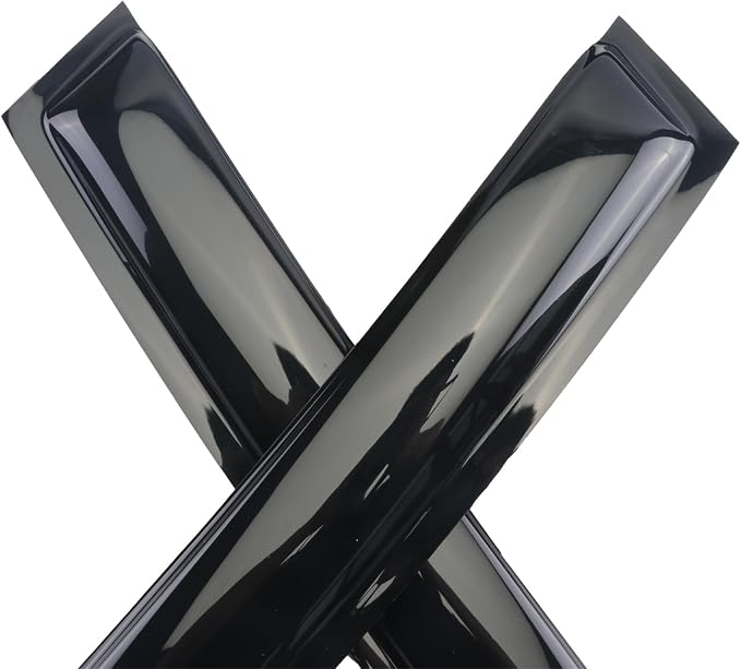 Black Outside Mount Window Visor Deflectors Rain Guards Compatible with 2020-2023 M-a-z-d-a CX-30,Original Tape-on Window Visors