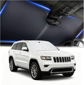 Car Windshield Sun Shade,Foldable Sun Shade for Car Windshield with Storage Bag Compatible with Jeep Grand Cherokee 2011-2026,Oxford Cloth Cars Suns Shades Keep Interior Cool