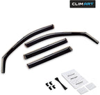 in-Channel Extra Durable Rain Guards for Toyota RAV4 2019–2025, Window Deflectors, Vent Window Visors, Dark Smoke, 4-Piece Set – 619152