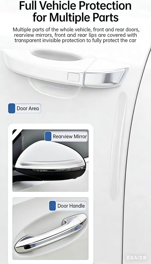 4PCS Car Door Edge Guards for Toyota RAV4 2013-2018 2019-2025 Shock-Absorbing Flexible Slim Anti-Collision Trim Side Bumper Protector Black Accessory,Black-4PCS
