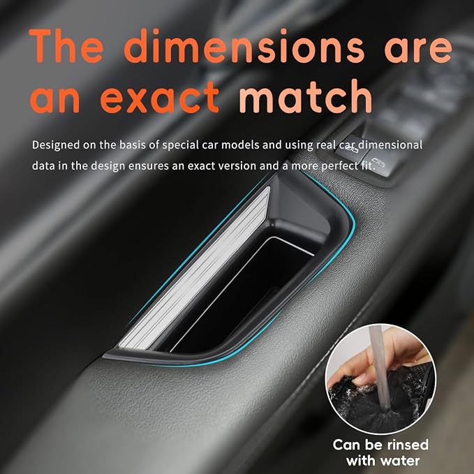 Car Door Tray Organizer Compatible for Cadillac XT5 2025 2024 2023 2022 2021-2017 Accessories Interior Car Door Handle Insert Pocket Storage Box