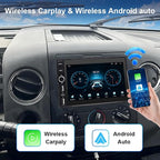 Car Stereo for Lincoln MKX 2007-2009, 7 Inch Android 15 GPS Head Unit, 4GB+64GB, Wireless CarPlay & Android Auto, Bluetooth 5.0, WiFi, FM/RDS Radio, SWC, Mirror Link, AHD Backup Camera Support