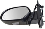 2 Piece Driver and Passenger Side Mirror Assembly Set Power Folding Electric Adjustment Heated Memory Black Compatible with 2007-2014 Chevy Suburban 1500 Tahoe 2007-2013 Suburban 2500 GM1320324