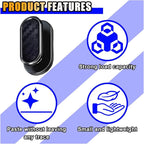 4 PCS Car Mini Hooks, Strong Self-Adhesive Backseat Hangers, Multifunctional Wall Hanging Hooks, Universal Hook Stickers for Key Charging Cable Earphone Car Interior Accessories (Carbon Fiber)