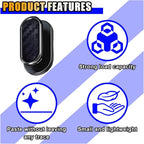 Car Mini Hooks, Multifunctional Strong Self-Adhesive Backseat Hangers, Wall Hanging Hooks, Universal Hook Stickers, Car Interior Accessories for Key Charging Cable Earphone (8PCS Carbon Fiber)