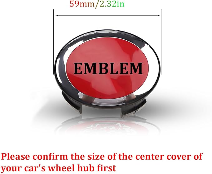 59mm Wheel Center Caps for Jaguar XE XF XJ F-PACE F-Type, 4PCS | Car Hub Centre Cover; Wheel Rim Hub Cap; Tire Hub Cap Accessories
