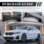 2PCS Car Seat Gap Filler Strip,Anti-Drop Car Seat Gap Plug with Fixing Ring for Filling Gaps Between Consoles and Seats,in Between Cars Seats Catcher Cars Interior Accessories