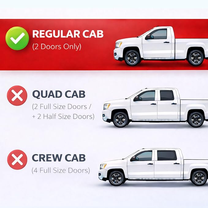 KPY Rain Guards Fit for 2002-2008 Dodge Ram 1500 Standard Cab, Out-Channel Window Visors Vent Wind Deflectors 2PC, Truck Accessories for 2003-2009 Dodge Ram 2500 3500 Standard Cab (Single Cab Only)