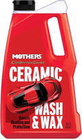 California Gold Ceramic Wash & Wax, 50 oz. – pH Neutral, Eco-Friendly, Super-Sudsy, Watermelon Scented, Boosts Beading, Enhances Gloss & Leaves a Streak-Free Shine, Foam Cannon Ready (05650)