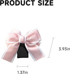 2PCS Car Seat Hooks, Cute Bow Car Seat Headrest Hooks for Purses, Bags, Umbrella, Universal Automotive Interior Decoration Accessoriesl for Vehicle, SUV, Sedan, Truck (Pink)